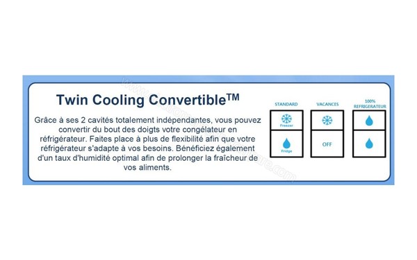 SAMSUNG RT53K6510SL - Technologie  (cr&eacute;dit : Boulanger)