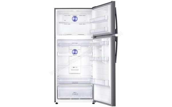 SAMSUNG RT53K6510SL - Vue de l'int&eacute;rieur vide (cr&eacute;dit : Boulanger)