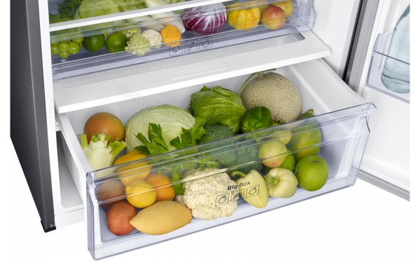 SAMSUNG RT53K6540SL/ES - Vue des bacs fra&icirc;cheurs