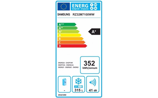 SAMSUNG RZ32M7100WW - &Eacute;tiquette &eacute;nergie