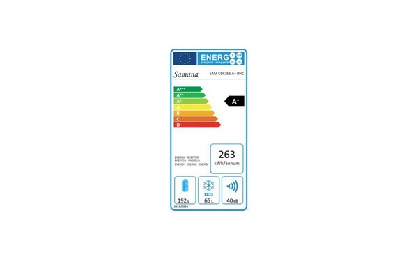 SAMANA SAM CBI 265 A+ BHC - &Eacute;tiquette &eacute;nergie