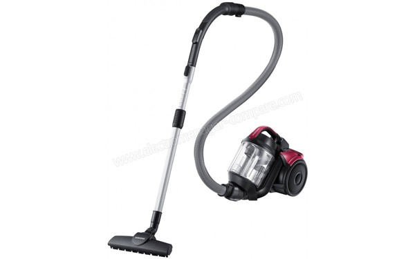 SAMSUNG SC07K51F0V - Vue 3/4 droite avec brosse parquet