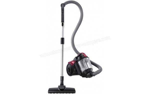 SAMSUNG SC07K51F0V - Vue 3/4 gauche avec brosse parquet