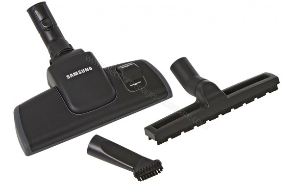 SAMSUNG VCDC12QH - Brosses et suceur vue du dessus (cr&eacute;dit : Boulanger)