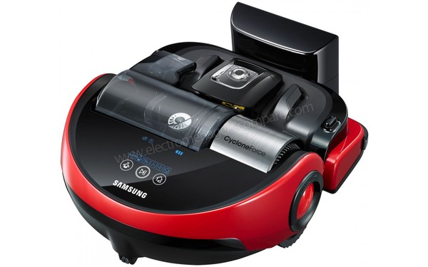 SAMSUNG VR20J9010UR Imports EU - Vue 3/4 droite avec station de charge