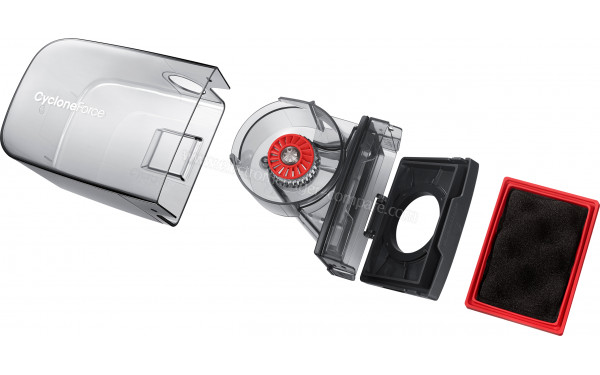 SAMSUNG VR20R7250WC/ET - Vue des filtres et du bac