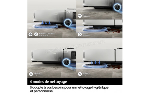 SAMSUNG VR7MD97A14G - 4 modes de nettoyage