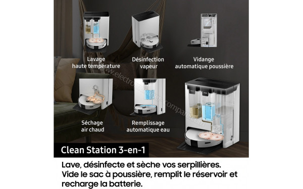 SAMSUNG VR7MD97A14G - Clean Station 3 en 1