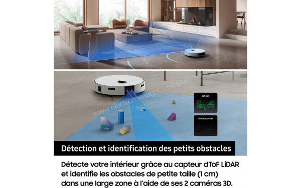 SAMSUNG VR7MD97A14G - D&eacute;tection et identification des petits obstacles