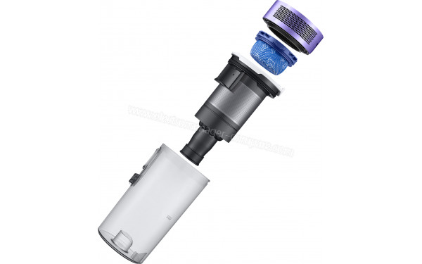 SAMSUNG VS15T7031R4 - Vue du bac et des filtres