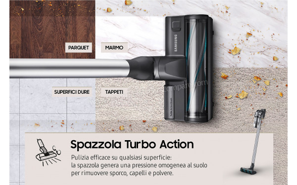 SAMSUNG VS20B75ACR5/GE - Mise en situation