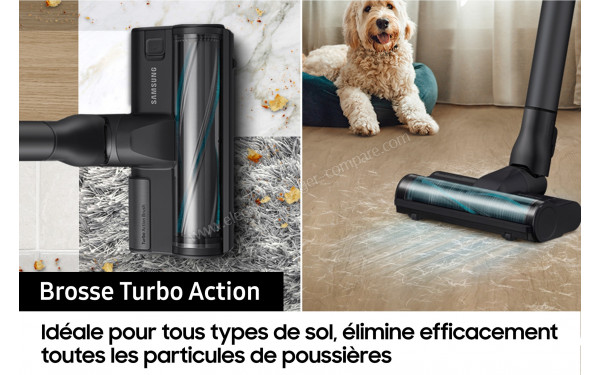 SAMSUNG VS20B75BDR5 - Brosse Turbo Action
