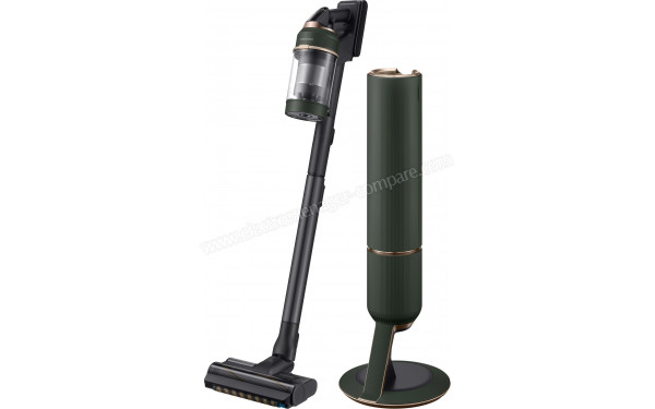 SAMSUNG VS20B95B43N - Vue 3/4 droite avec base de chargement