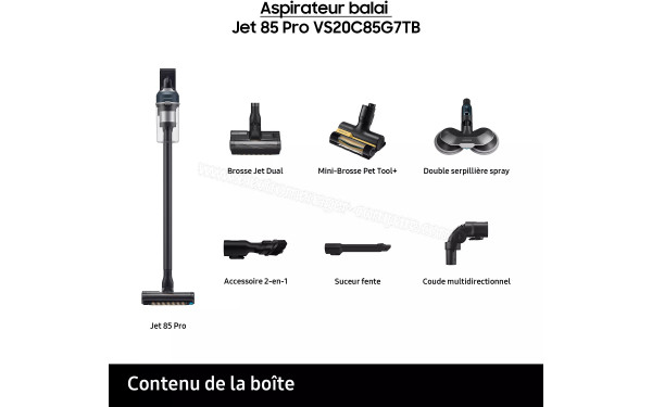 SAMSUNG VS20C85G7TB - Accessoires