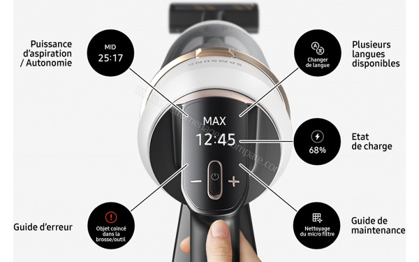 SAMSUNG VS20C95D2TK - Ecran digital