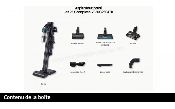 SAMSUNG VS20C95E4TB - Vue d'ensemble
