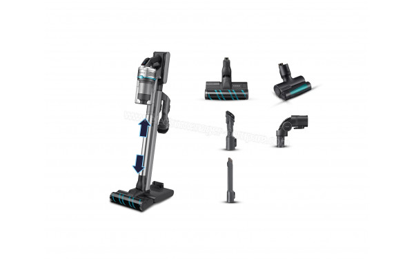 SAMSUNG VS20R9044T2/GE - Vue 3/4 droite avec accessoires