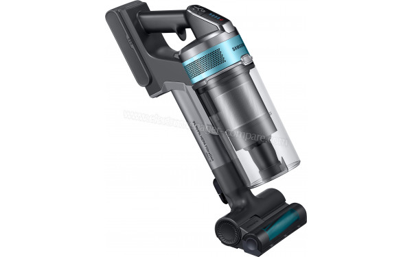 SAMSUNG VS20T7534T1 - Vue 3/4 gauche &agrave; main avec mini turbobrosse