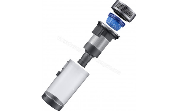 SAMSUNG VS20T7536PA - Vue du bac et des filtres