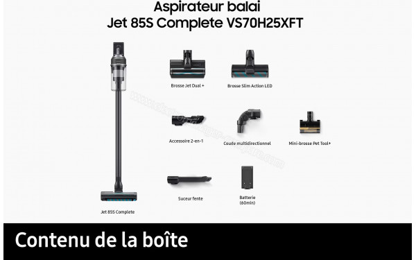 SAMSUNG VS70H25XFT - Accessoires
