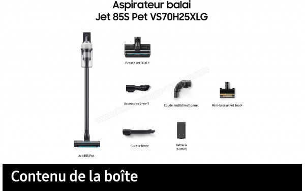 SAMSUNG VS70H25XLG - Accessoires