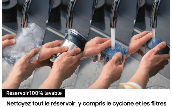 SAMSUNG VS70H25XLT - Nettoyage du r&eacute;servoir