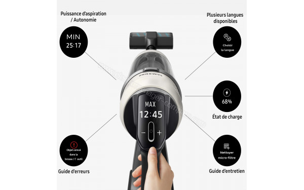 SAMSUNG VS80F28EES - Ecran de commandes