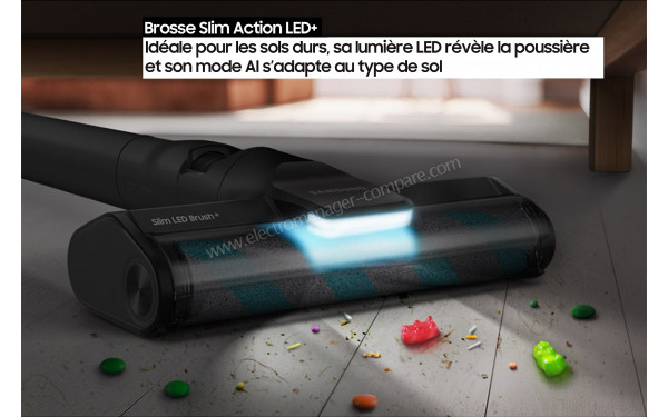 SAMSUNG VS90F40EEM - Brosse Slim Action LED+