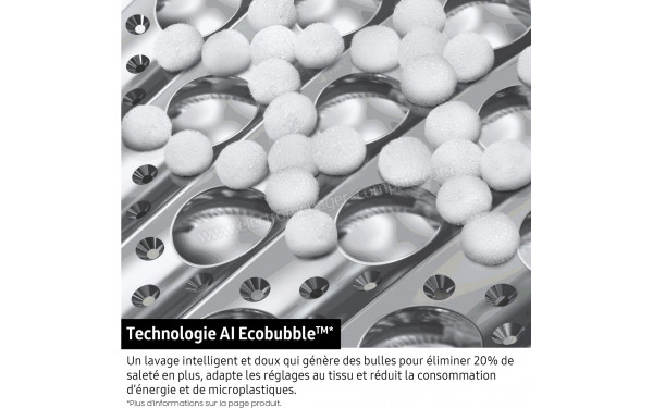 SAMSUNG WD10HG6U34BE - Technologie AI Ecobubble