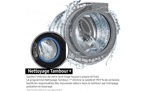 SAMSUNG WD10HG6U34BE - Programme Nettoyage Tambour+