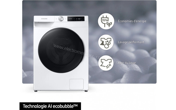 SAMSUNG WD11DG6B85BE - Technologie AI Ecobubble