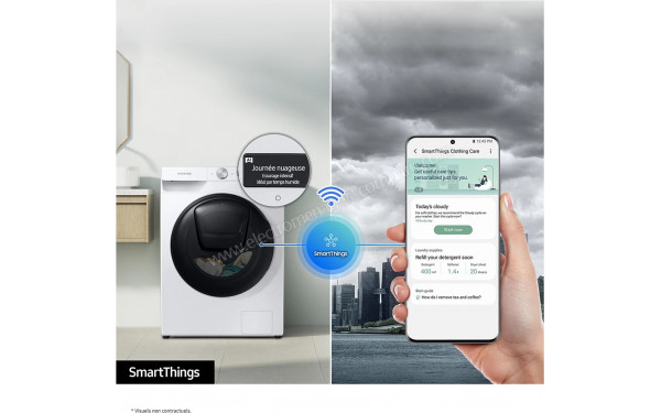 SAMSUNG WD11DG6B85BE - SmartThings
