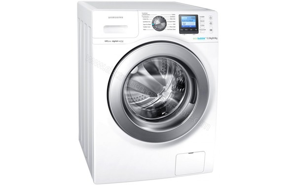 SAMSUNG WD12F9C9U4W - Vue 3/4 gauche