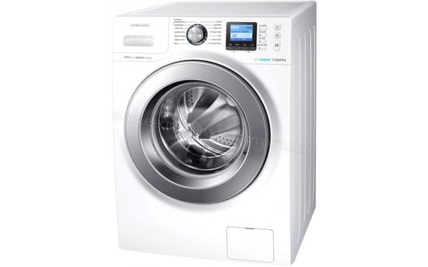 SAMSUNG WD12F9C9U4W - Vue 3/4 droite