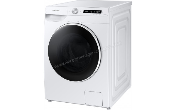 SAMSUNG WD12T504DWW - Vue 3/4 droite