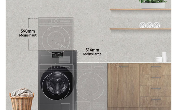SAMSUNG WD18DB8995BZ - Dimensions