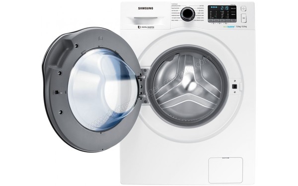 SAMSUNG WD70J5410AW - Vue de face hublot ouvert