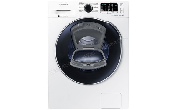 SAMSUNG WD70K5410OW - Vue de face n&deg;2 (cr&eacute;dit : Boulanger)