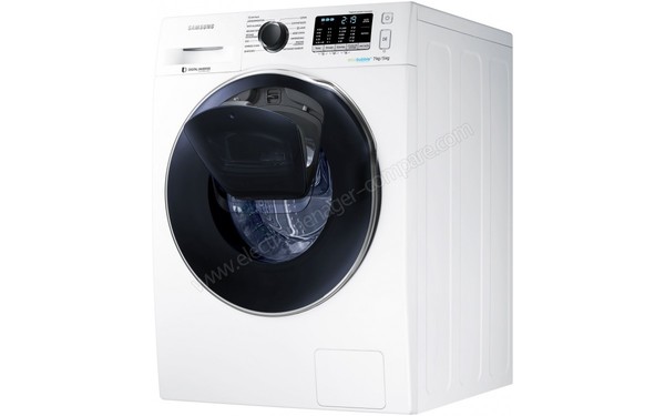 SAMSUNG WD70K5410OW - Vue 3/4 droite n&deg;3 (cr&eacute;dit : Boulanger)