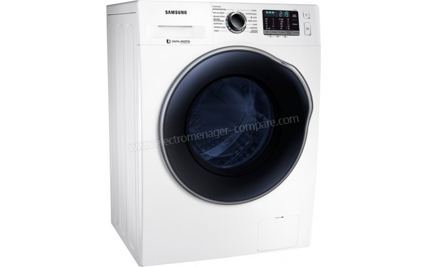 SAMSUNG WD80J5B30AW - Vue 3/4 gauche