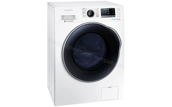 SAMSUNG WD80J6410AW - Vue 3/4 gauche