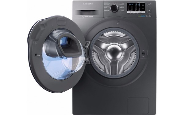 SAMSUNG WD80K5410OX - Vue de face hublot ouvert (cr&eacute;dit : Boulanger)