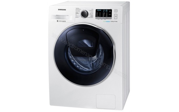 SAMSUNG WD80K5B10OW - Vue 3/4 gauche 1 (cr&eacute;dit : Darty)