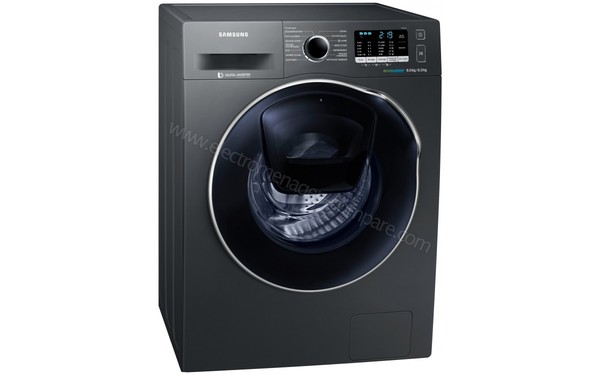 SAMSUNG WD80K5B10OX - Vue 3/4 gauche n&deg;1 (cr&eacute;dit : Boulanger)