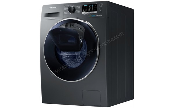 SAMSUNG WD80K5B10OX - Vue 3/4 droite n&deg;3 (cr&eacute;dit : Boulanger)