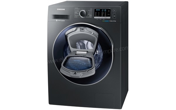 SAMSUNG WD80K5B10OX - Vue 3/4 droite n&deg;4 (cr&eacute;dit : Boulanger)