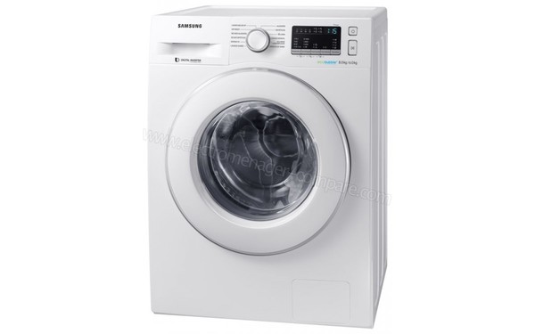 SAMSUNG WD80M4B53IW - Vue 3/4 droite (cr&eacute;dit : Boulanger)