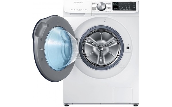 SAMSUNG WD80N645OAM - Vue de face hublot ouvert (n&deg;1)