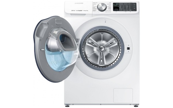 SAMSUNG WD80N645OOM - Vue de face hublot ouvert (n&deg;1)