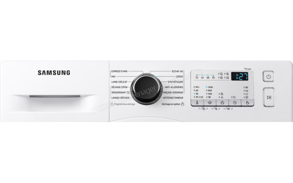 SAMSUNG WD80T4046CW - Panneau de commandes